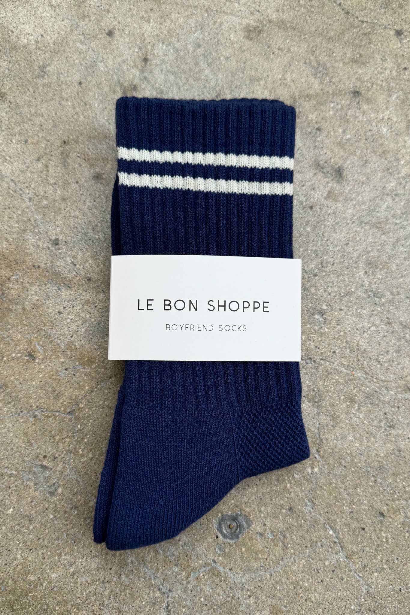 Le Bon Shoppe - Boyfriend Socks: True Grey