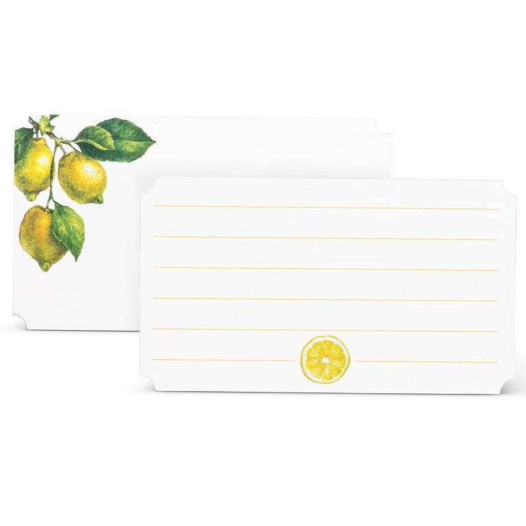 Abbott - 50 Piece Lemon Mini Note Cards-2x3.5"L