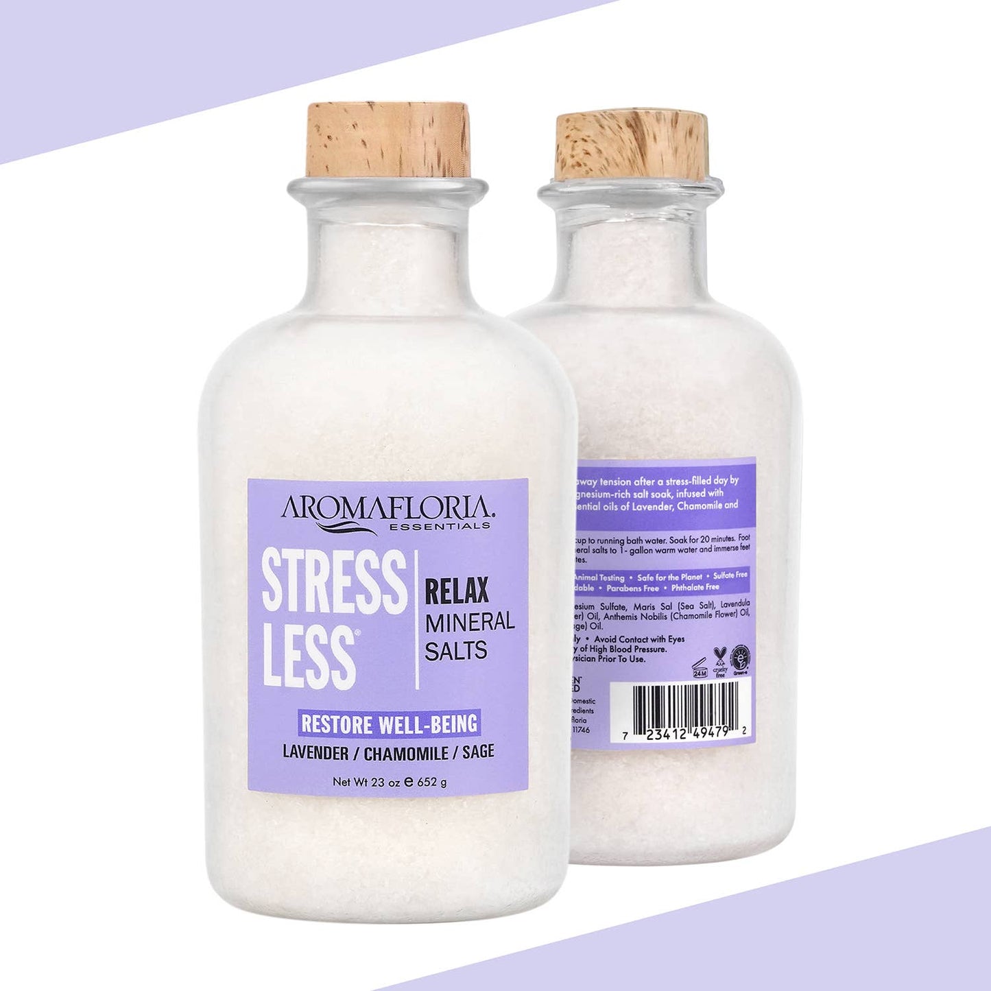 Aromafloria Essentials - Stress Less Relax Mineral Salts