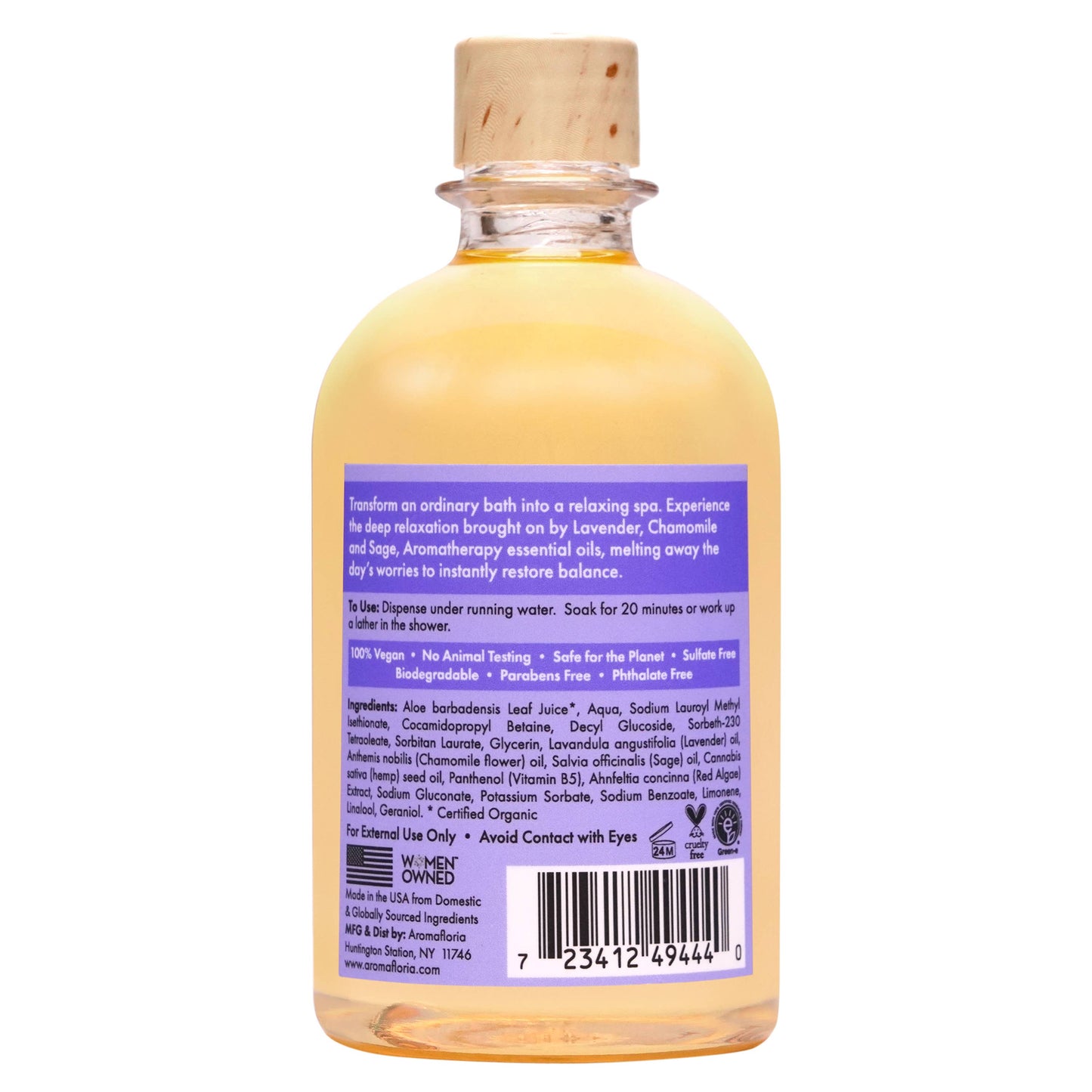 Aromafloria Essentials - Stress Less Relax Bubble Bath