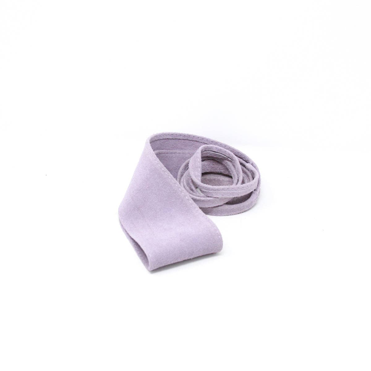 German Fuentes Handbags - CINT-03 THIN SUEDE WRAP BELT: Camel