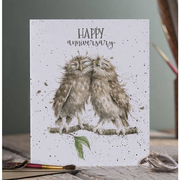 Wrendale Designs - Anniversary Owls