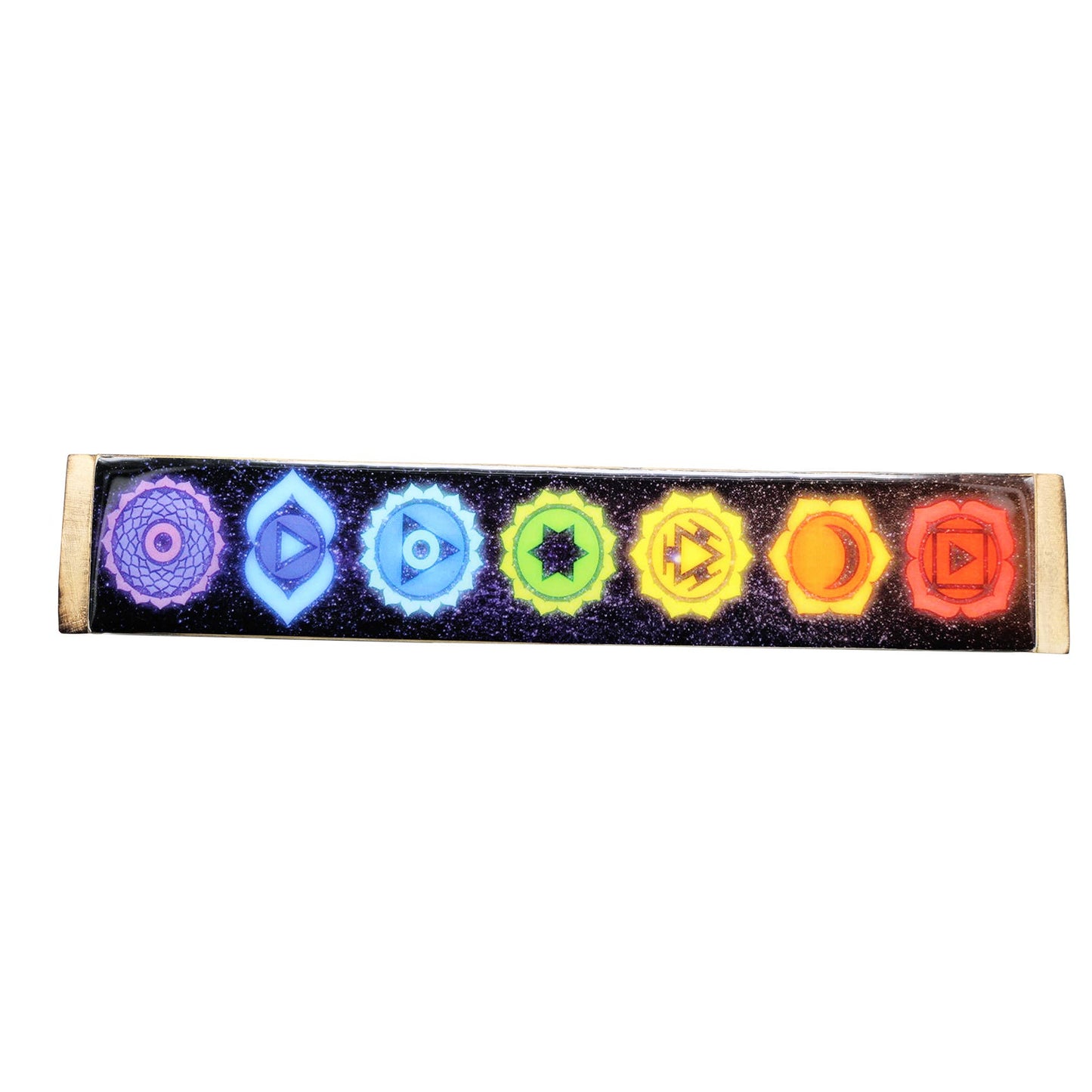 DESIGNS BY DEEKAY INC - 7 Chakras Celestial Wooden Coffin Box