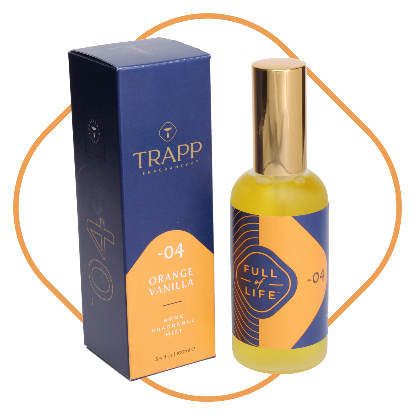 Trapp Fragrances - No. 04 Orange Vanilla 3.4 oz. Fragrance Mist