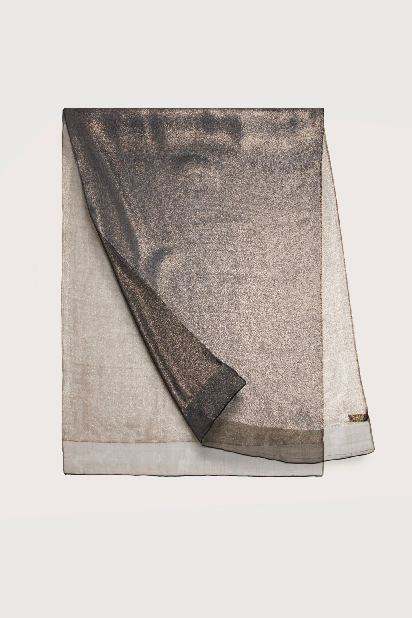 SAACHI - Silk Glimmer Scarf: Burgundy