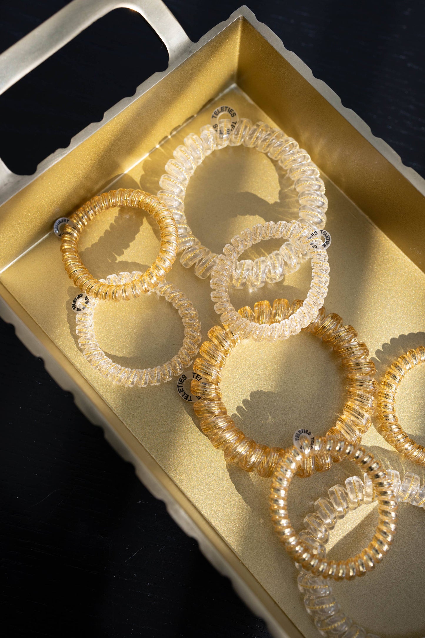 TELETIES - Spiral Hair Coils | Large | Luxury Living Hair Ties