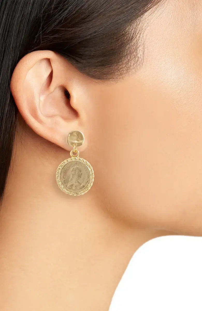 KARINE SULTAN - Doin drop earring: Silver