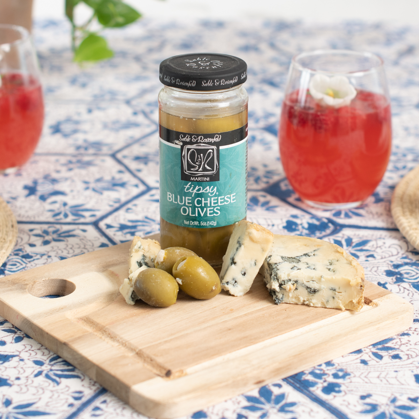 Sable and Rosenfeld - Sable & Rosenfeld Blue Cheese Stuffed Tipsy Olives 5oz / 6