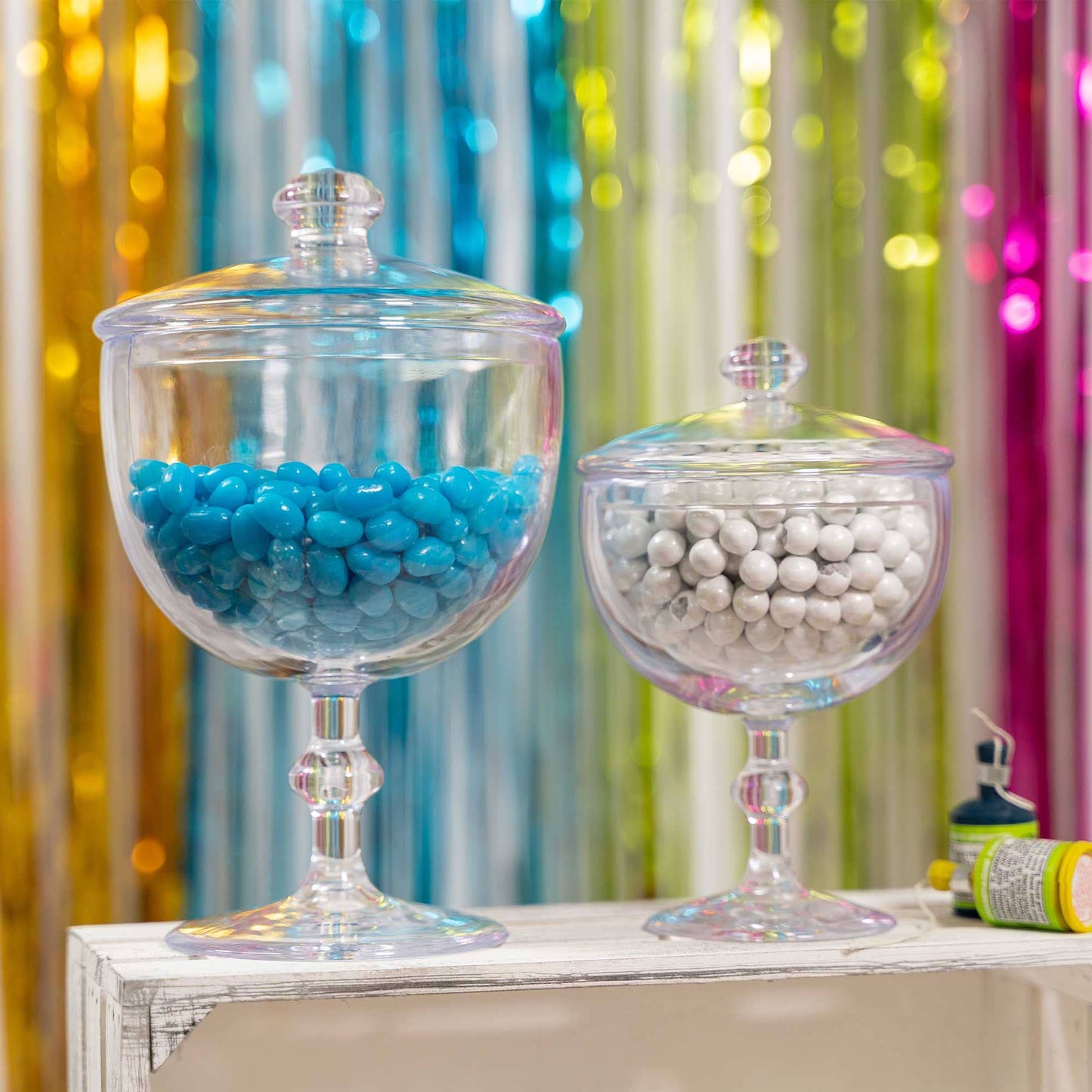 Portofino International Trading, USA - Plastic Candy Jar - Apothecary 9"