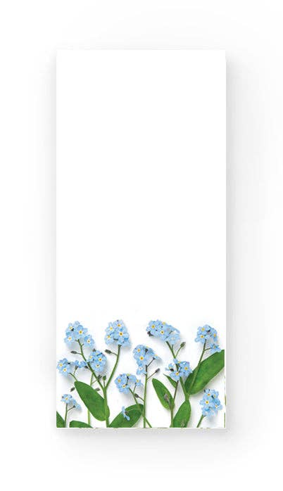 Bottle Branch - Notepad - Forget-me-nots