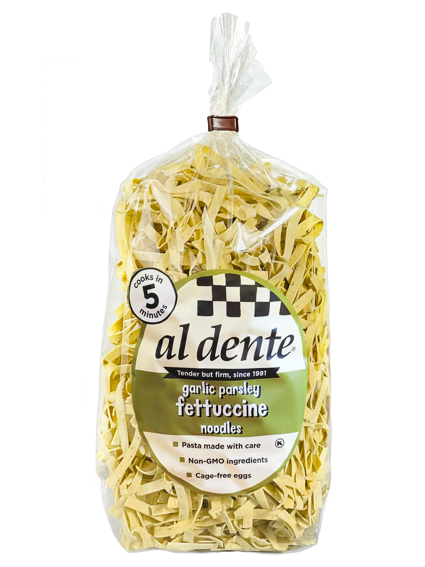 Al Dente Pasta - Garlic Parsley Fettuccine
