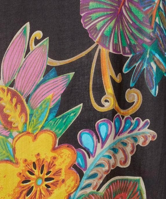 KikiSol - Black Fiji Tunic: XL