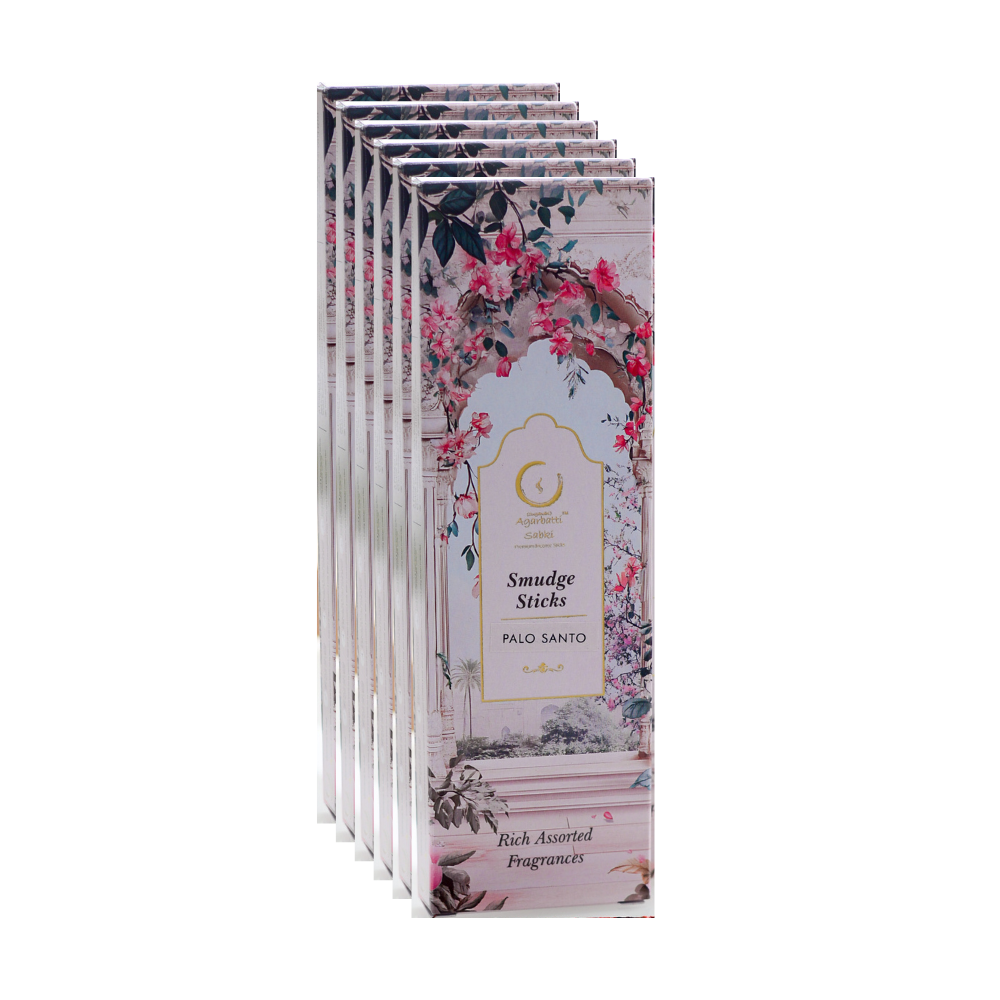 Auxilium Curations, LLC - Palo Santo Smudge Incense Sticks 16 sticks box