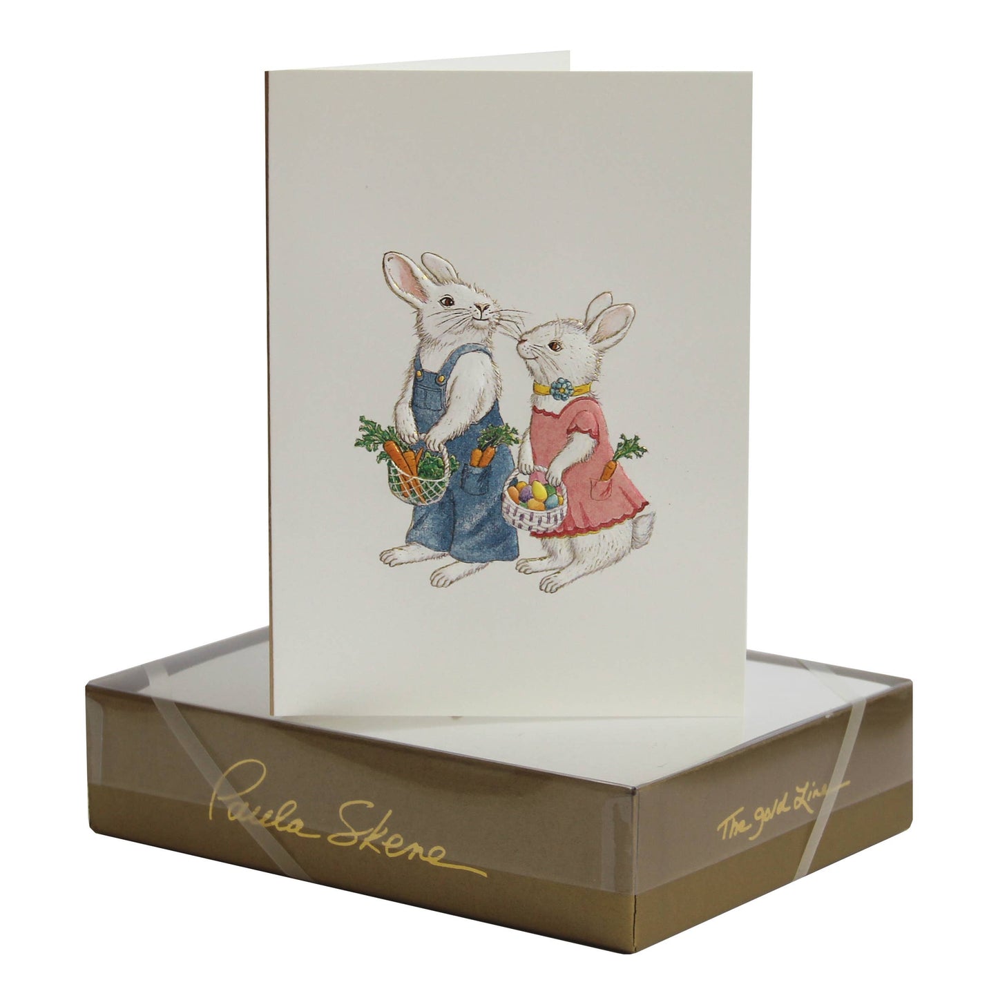 PAULA SKENE DESIGNS - Gardener Bunny Easter Card