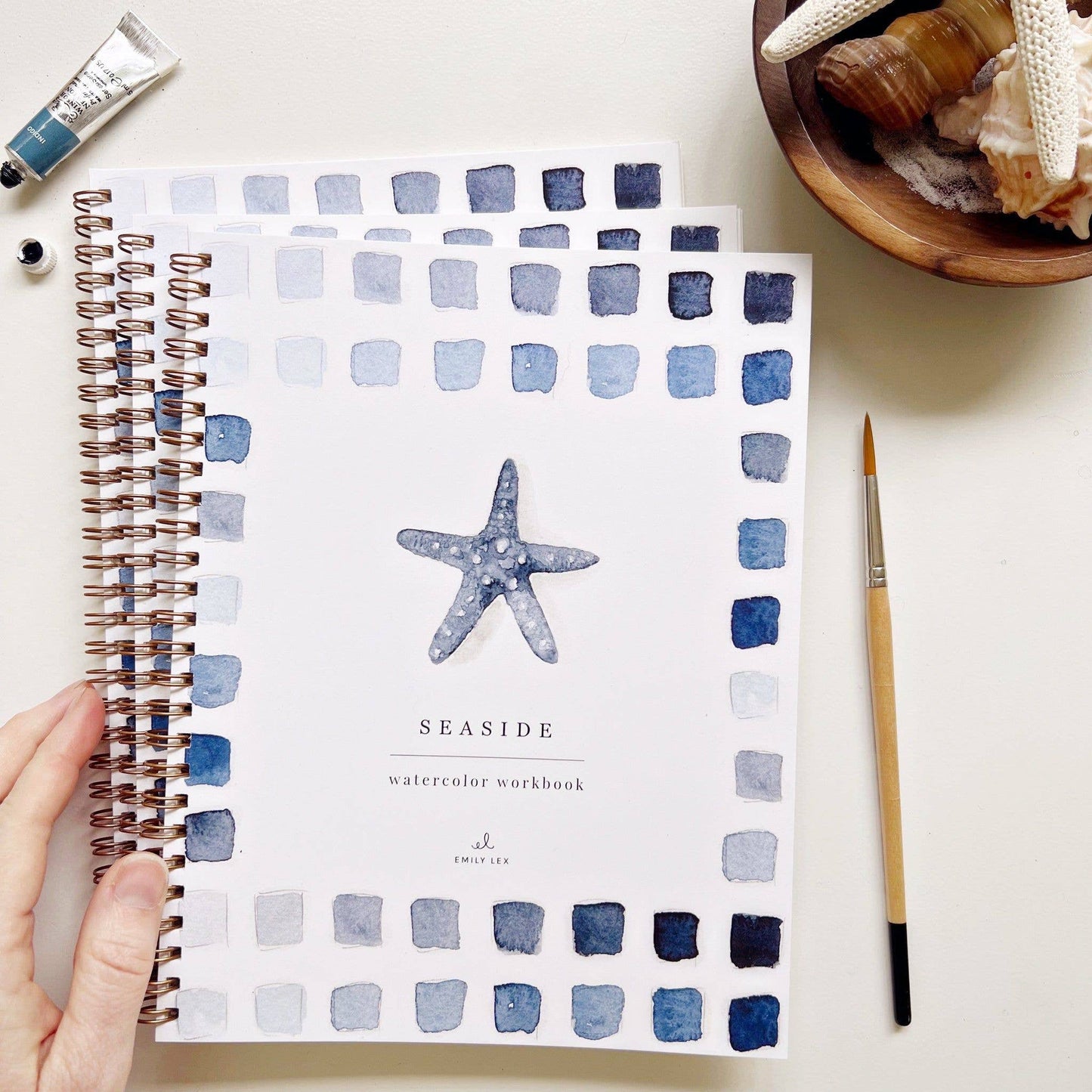 emily lex studio - Seaside watercolor workbook