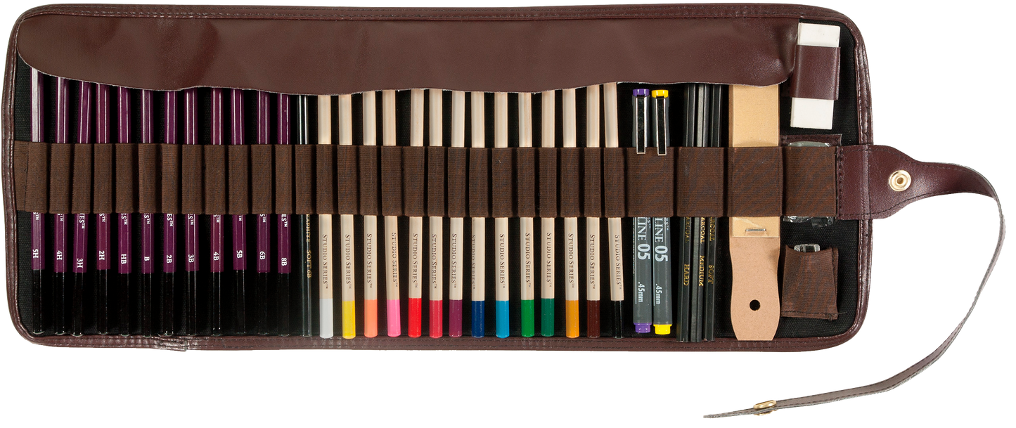 Peter Pauper Press - Roll-Up Canvas Pencil Wrap