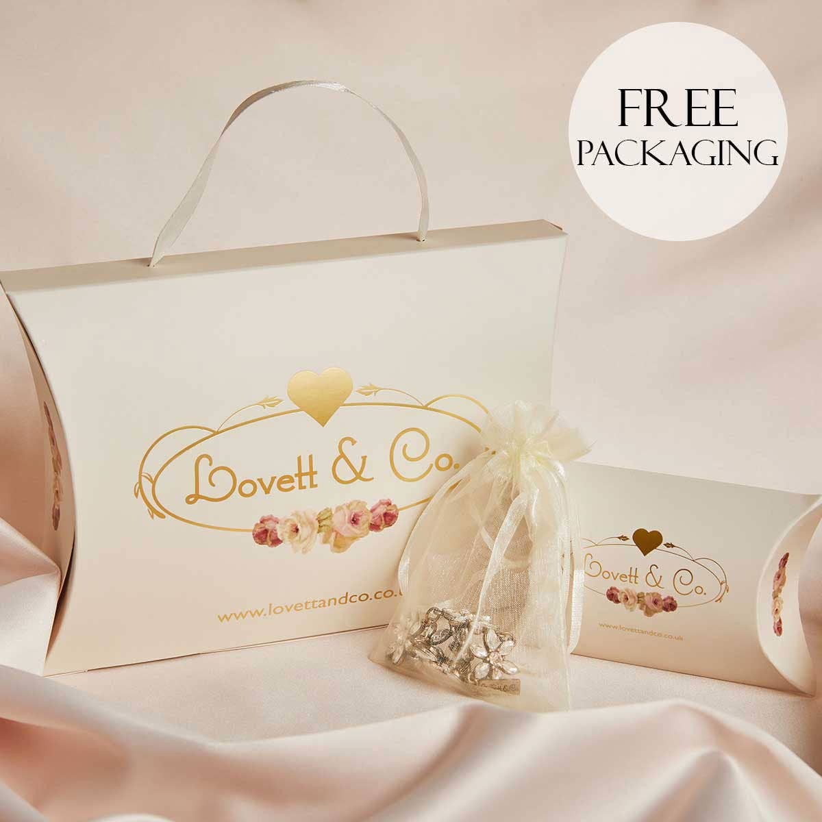 Lovett & Co - Leaf & Pearl Earring