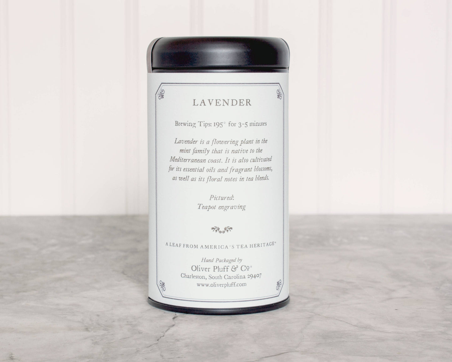 Oliver Pluff & Company - Lavender - 20 Teabags in Signature Tea Tin