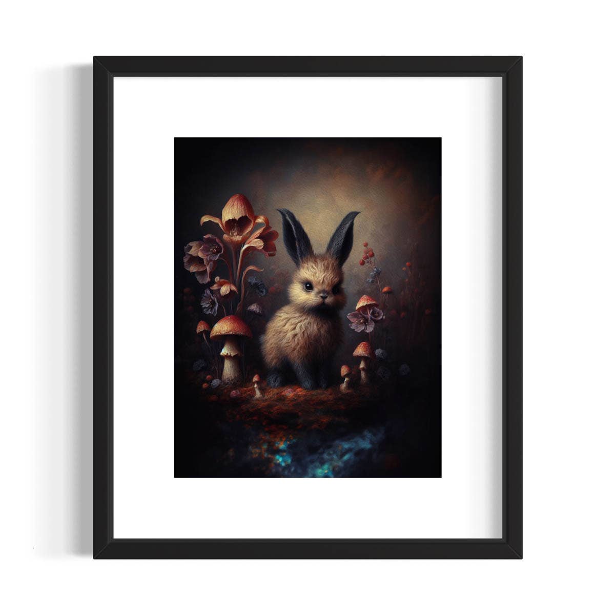 Salty Alyce - Rabbit In Mushroom Forest Wall Decor 53AS