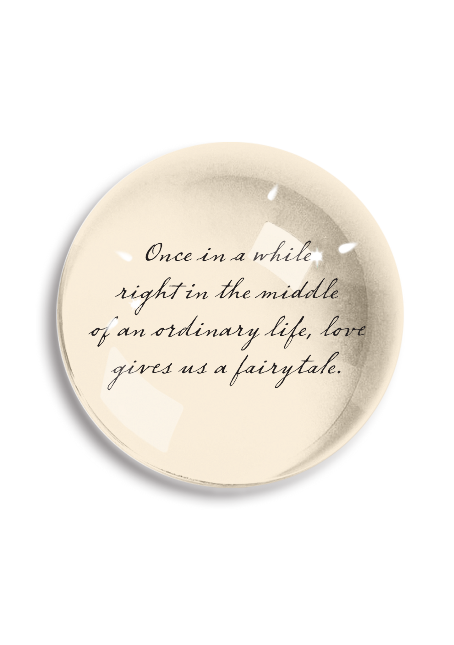 Ben's Garden - Once in a While Crystal Dome Paperweight// Min. Case of 2