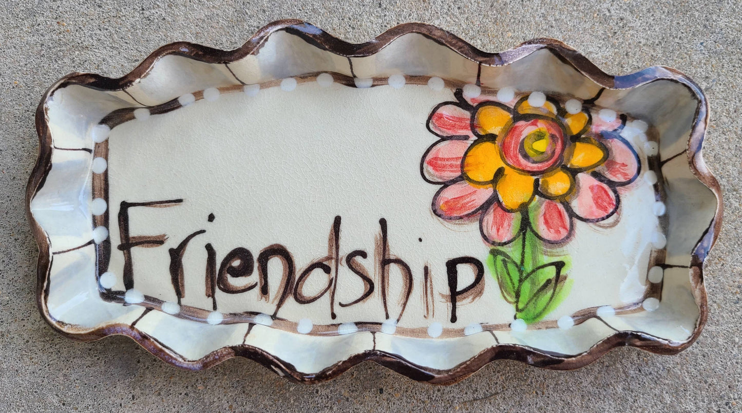 Heartfelt Traditions - Mint Dish (Gray White Friendship w/ Mum)