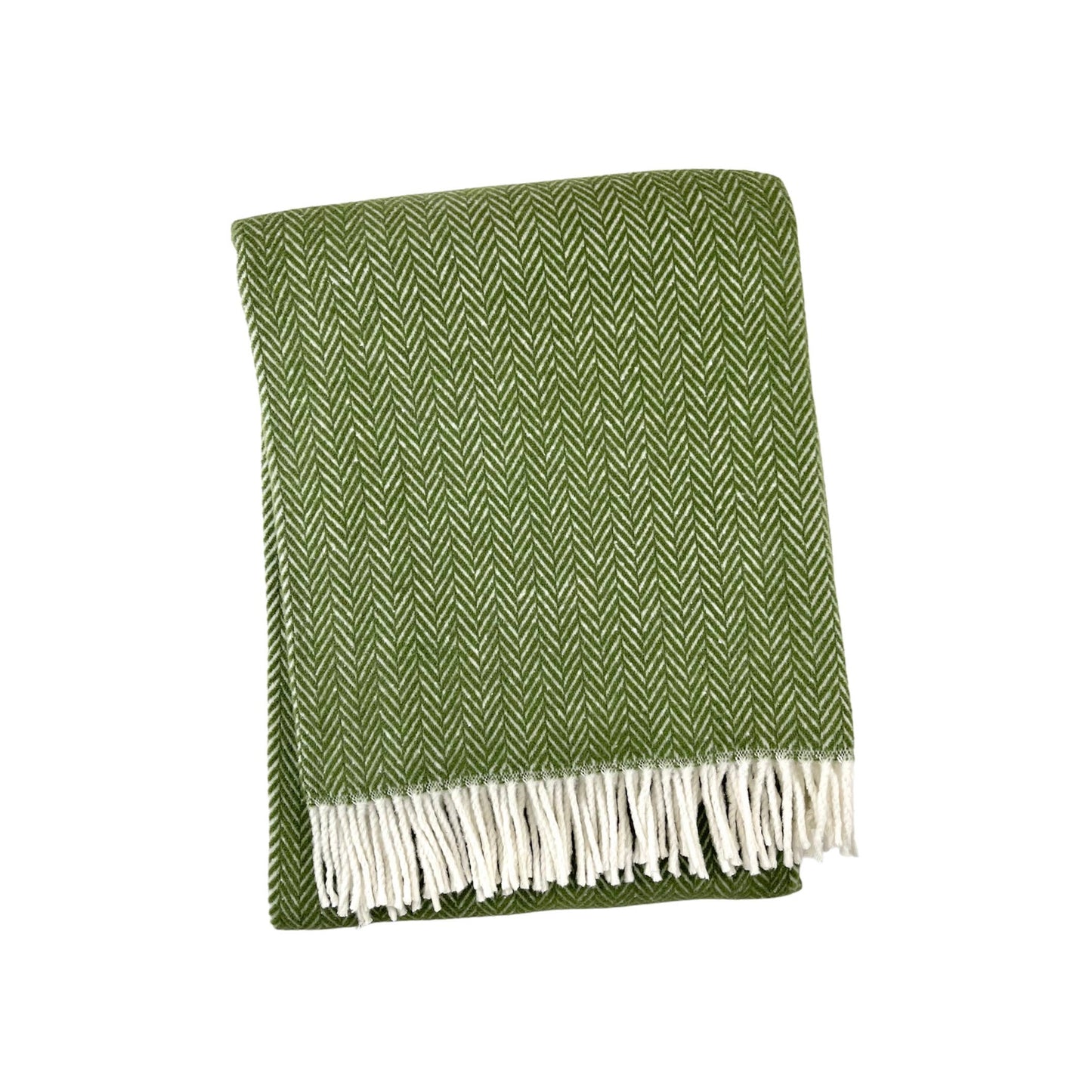 A Soft Idea - 355 - Herringbone Plush Throw: Lagoon