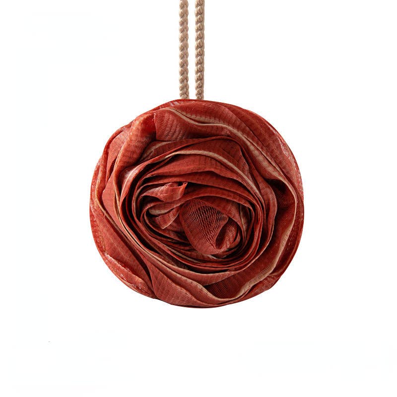 WEST AUSSIE SUPPLIES - PAPO- Rose Shower Pouf Premium Quality and Rich Foaming: GRASS