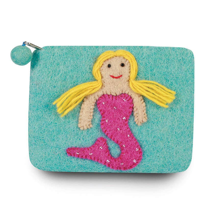 BNB Crafts Inc. - Mermaid Design Coin Purse: Green