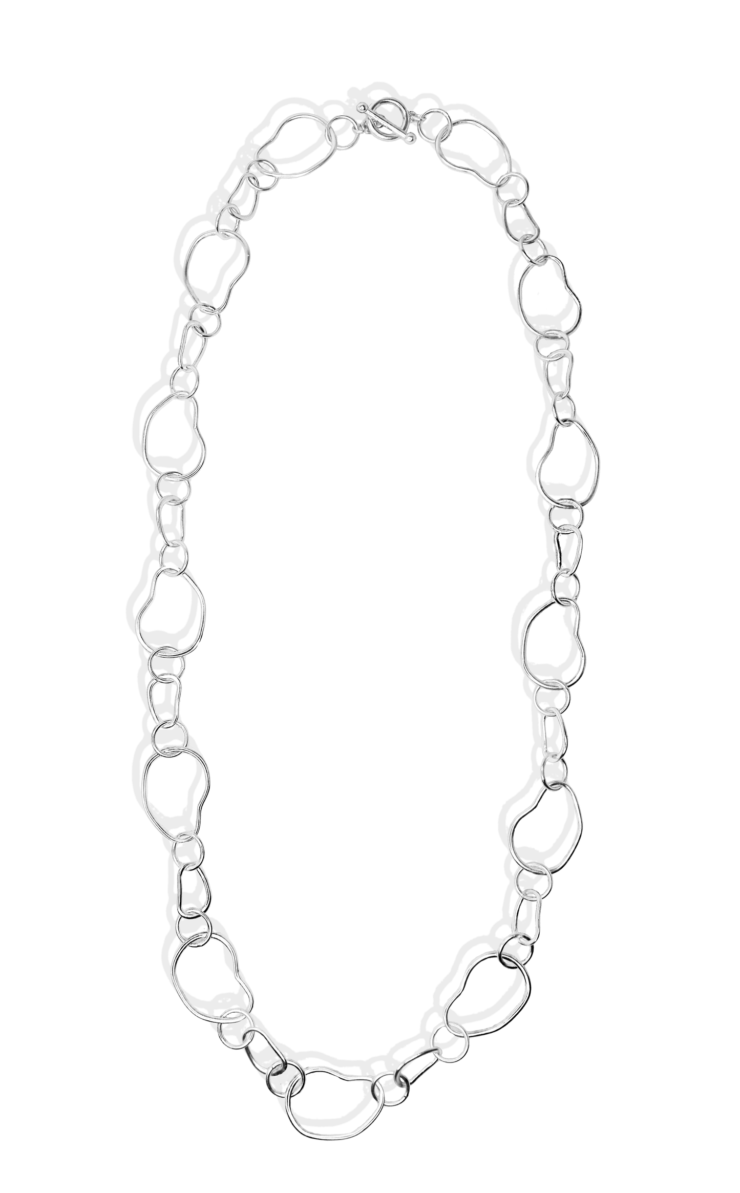 KARINE SULTAN - Organic link necklace: GOLD