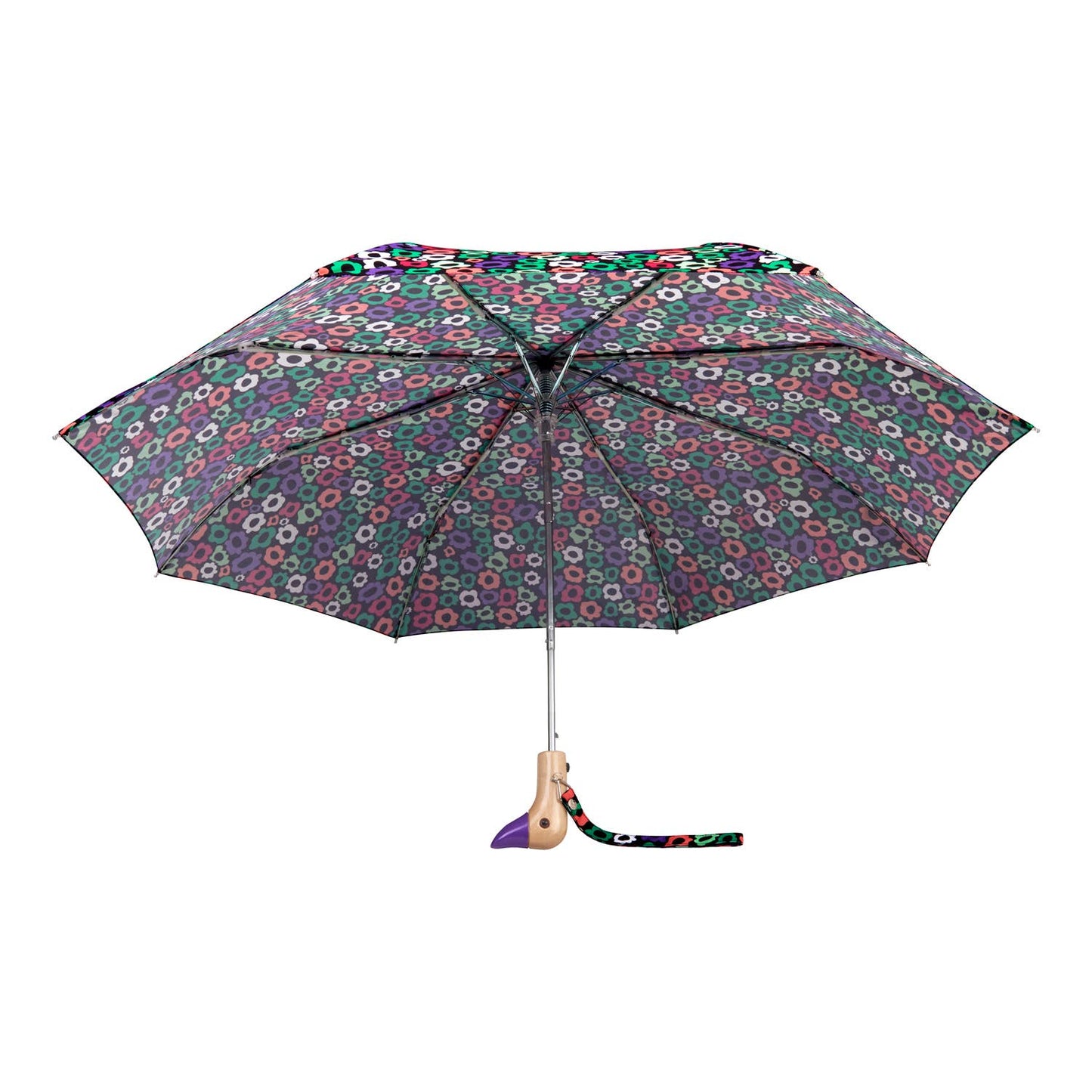 Original Duckhead US - Flower Maze Compact Eco-Friendly Wind Resistant Umbrella