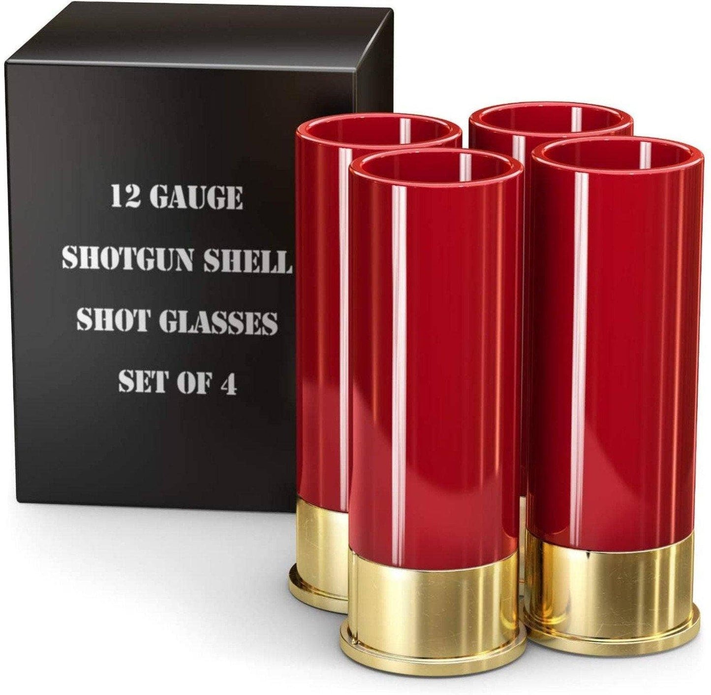 Old Southern Brass - 12 Gauge Shot Glasses Set of 4