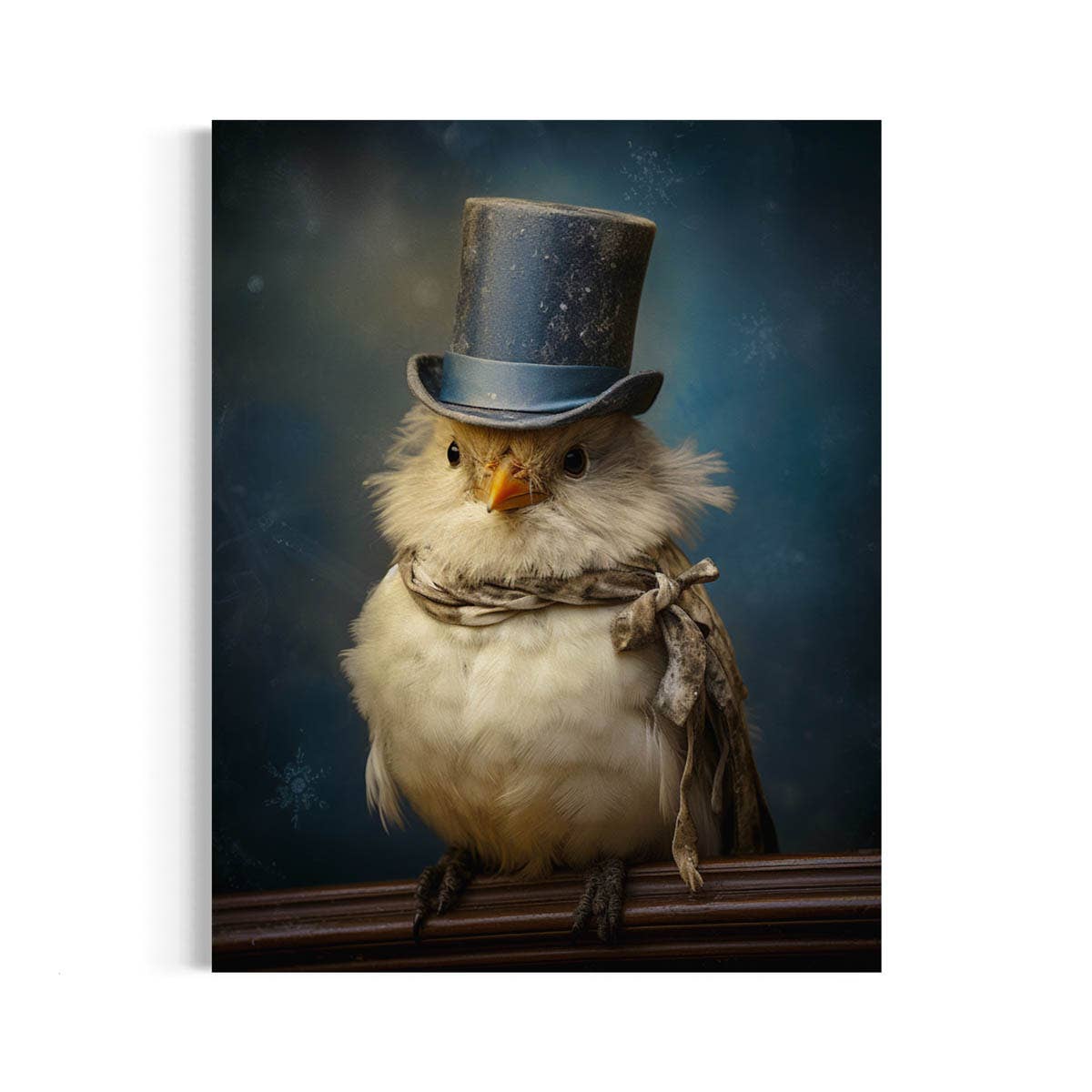 Salty Alyce - Gentleman Bird Vintage Portrait Wall Art 39AS