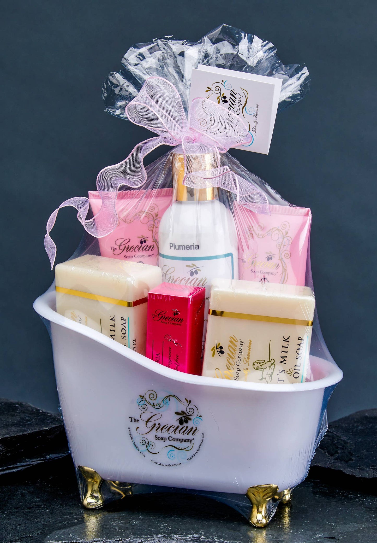 The Grecian Soap Company - Deluxe Bathtub Gift Set: Almond