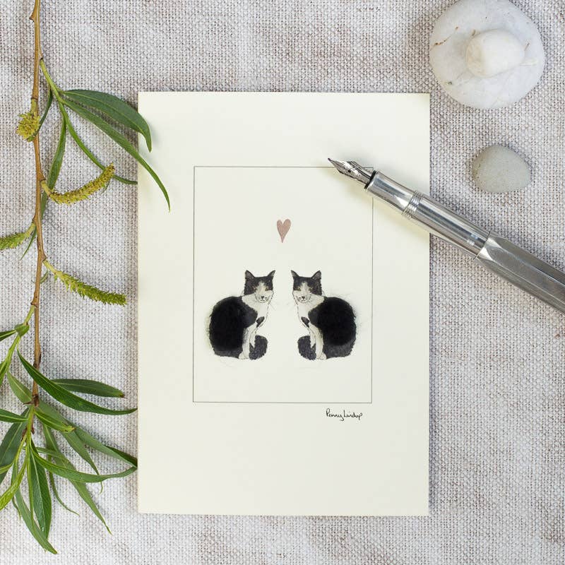 Papersheep UK - Cats in Love Card | Anniversary Card | Wedding | Engagement