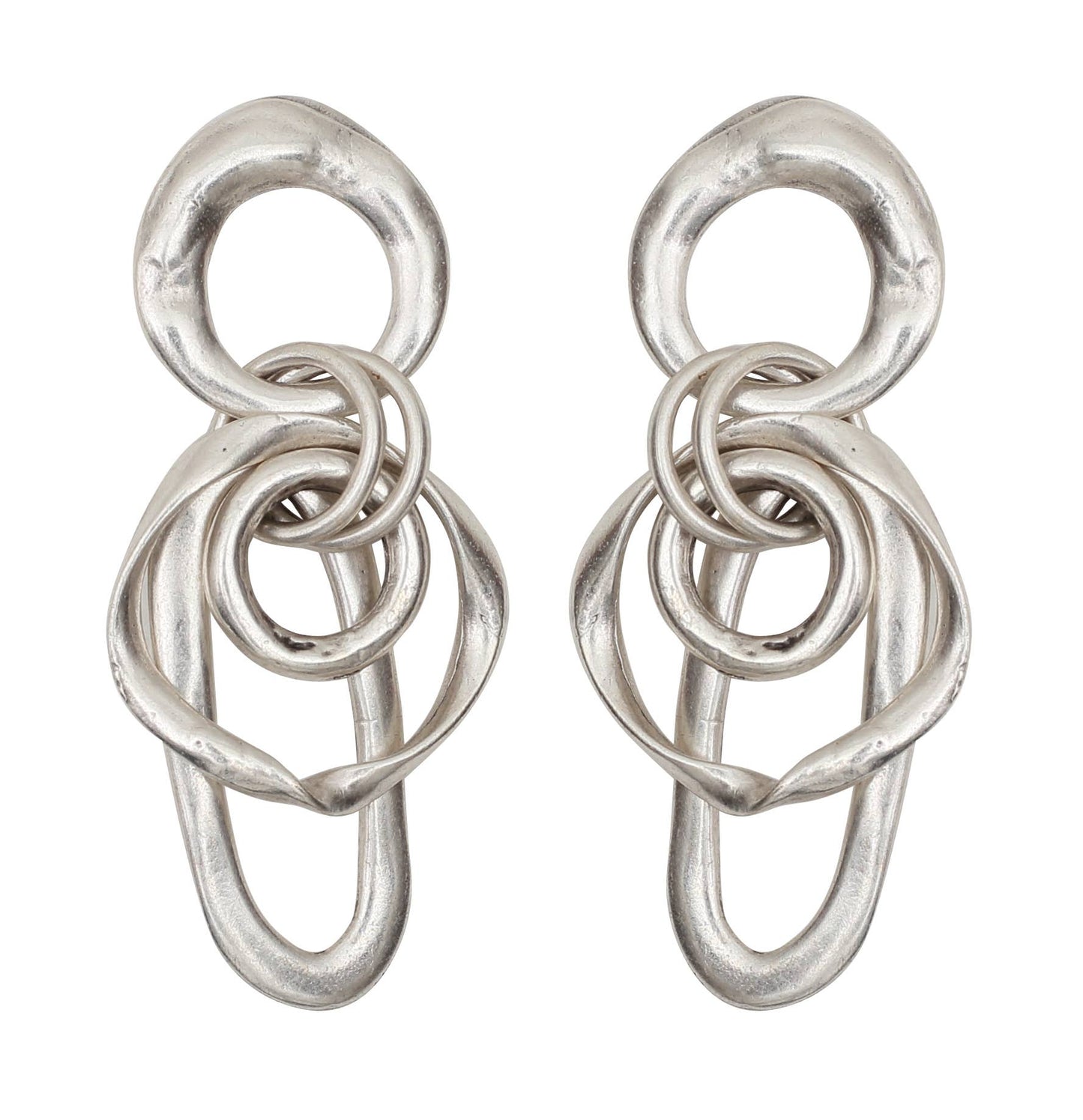 Chanour - Handmade Pewter Earrings - NE1596