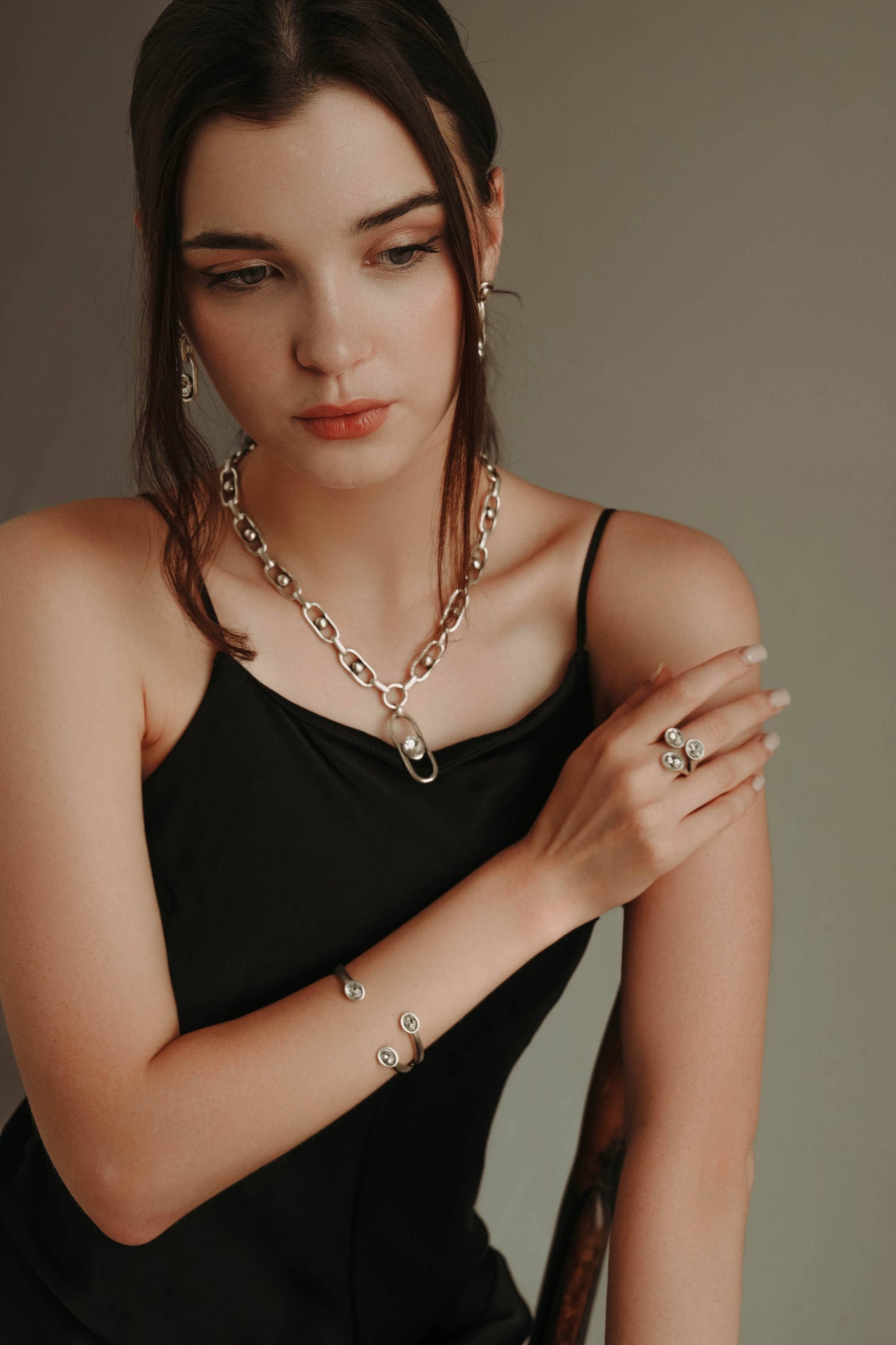 Chanour - Handnmade Crystal Brass Bracelet - 2839