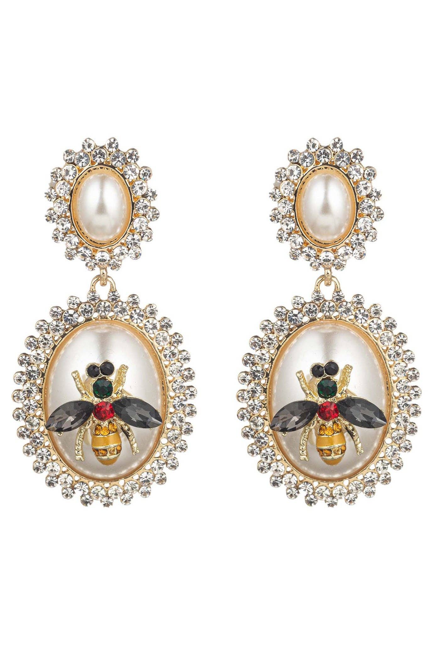 Eye Candy Los Angeles - Sloan Bee Drop Earrings