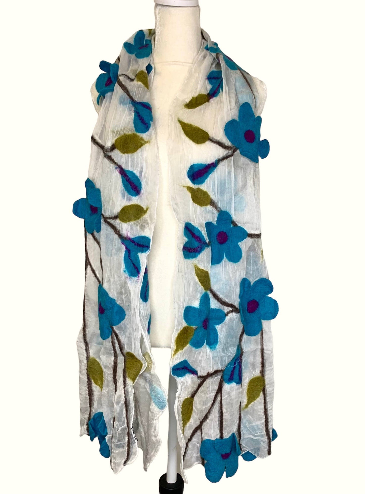 Pomegranate Moon - Flower Blossom - Turquoise