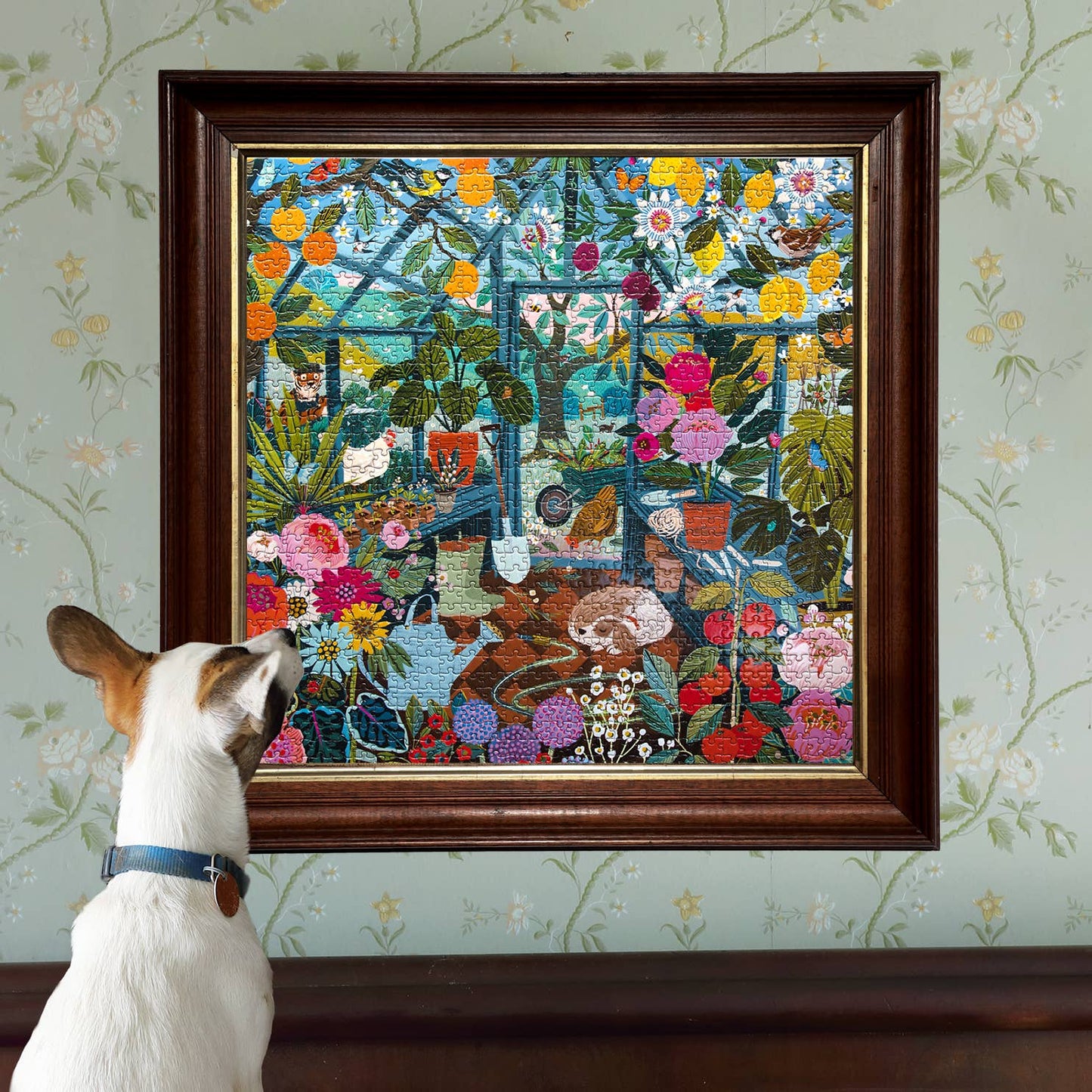 eeBoo - English Greenhouse 1000 Piece Puzzle