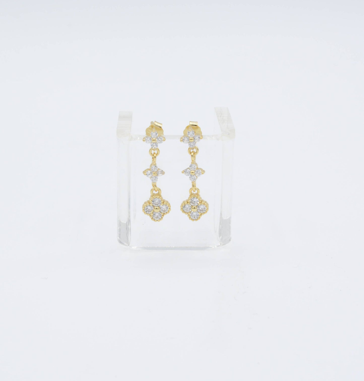 AJS Design Studio - Small Triple Drop Earrings