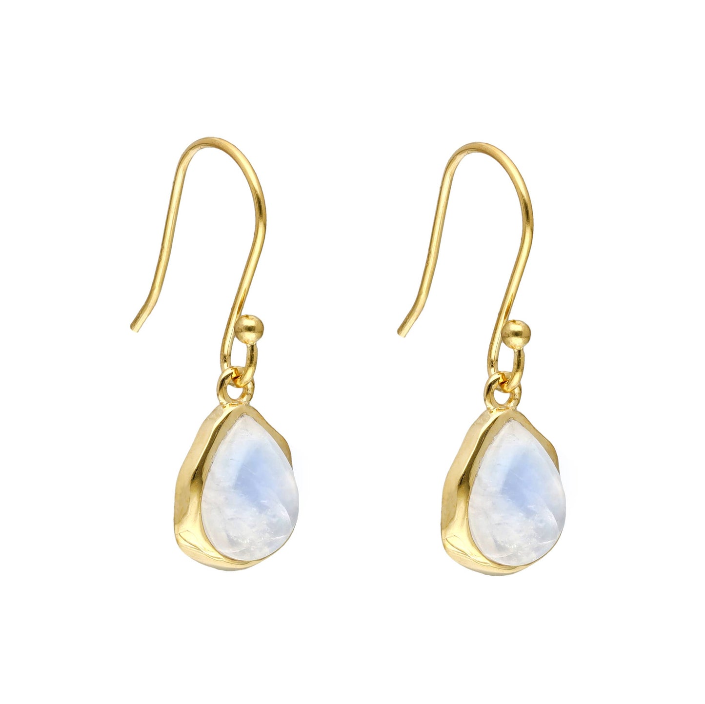 Tiramisu - Gold Plated Over Silver Moonstone Dangle Earring RLE25180