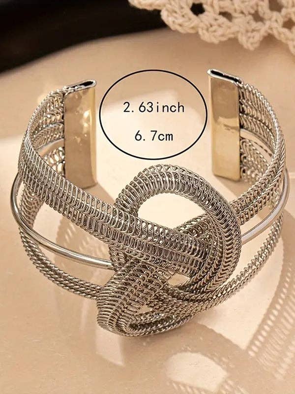 Elanora - Chains Hollow Bracelet Accessories: GOLD / One_size