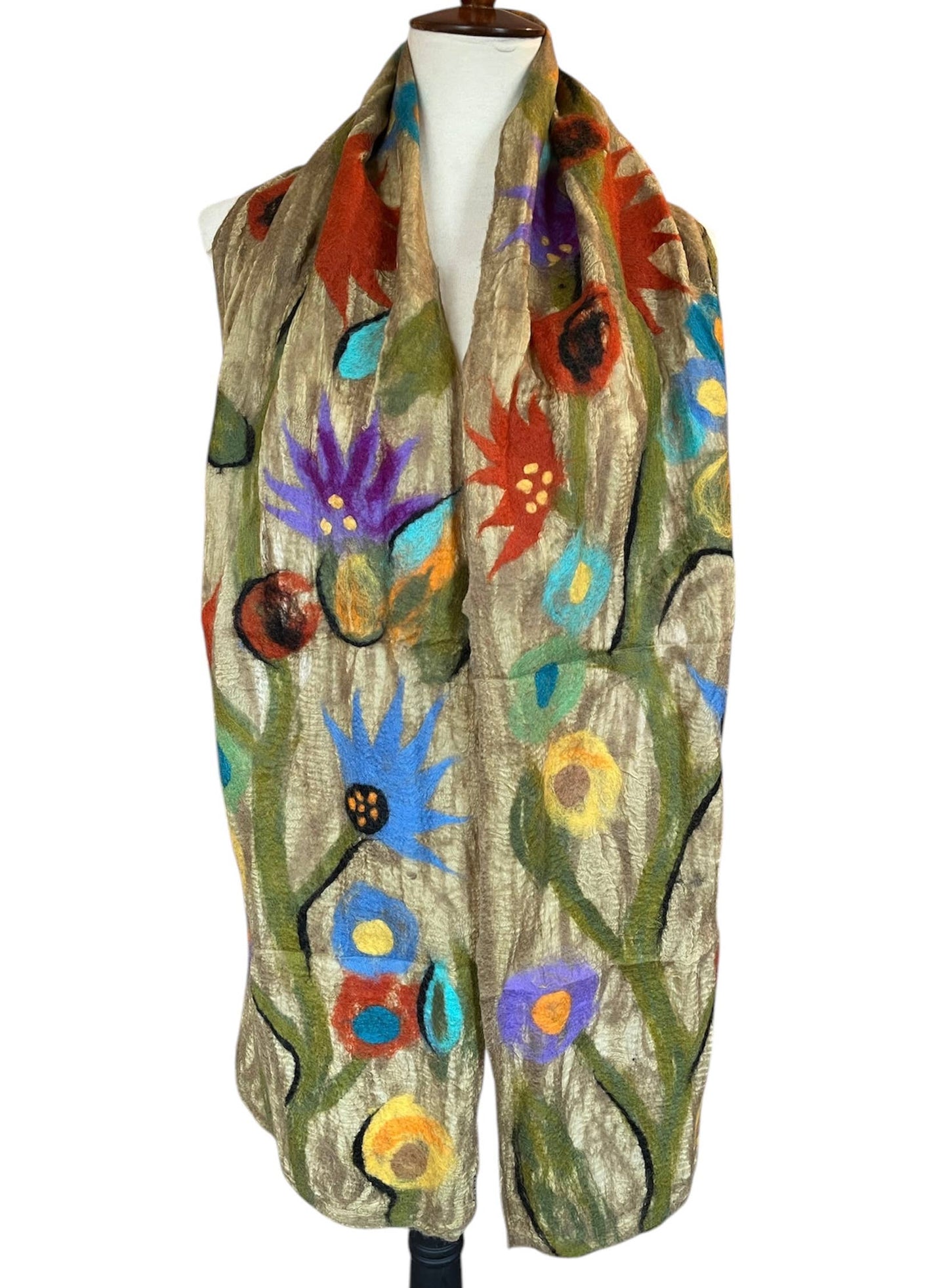 Pomegranate Moon - Garden Scarf