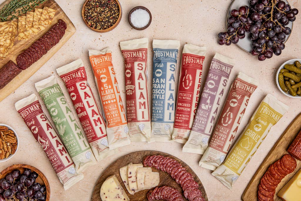 Foustman's Salami - PEPPERONI | FOUSTMAN'S ALL-NATURAL UNCURED - 8oz