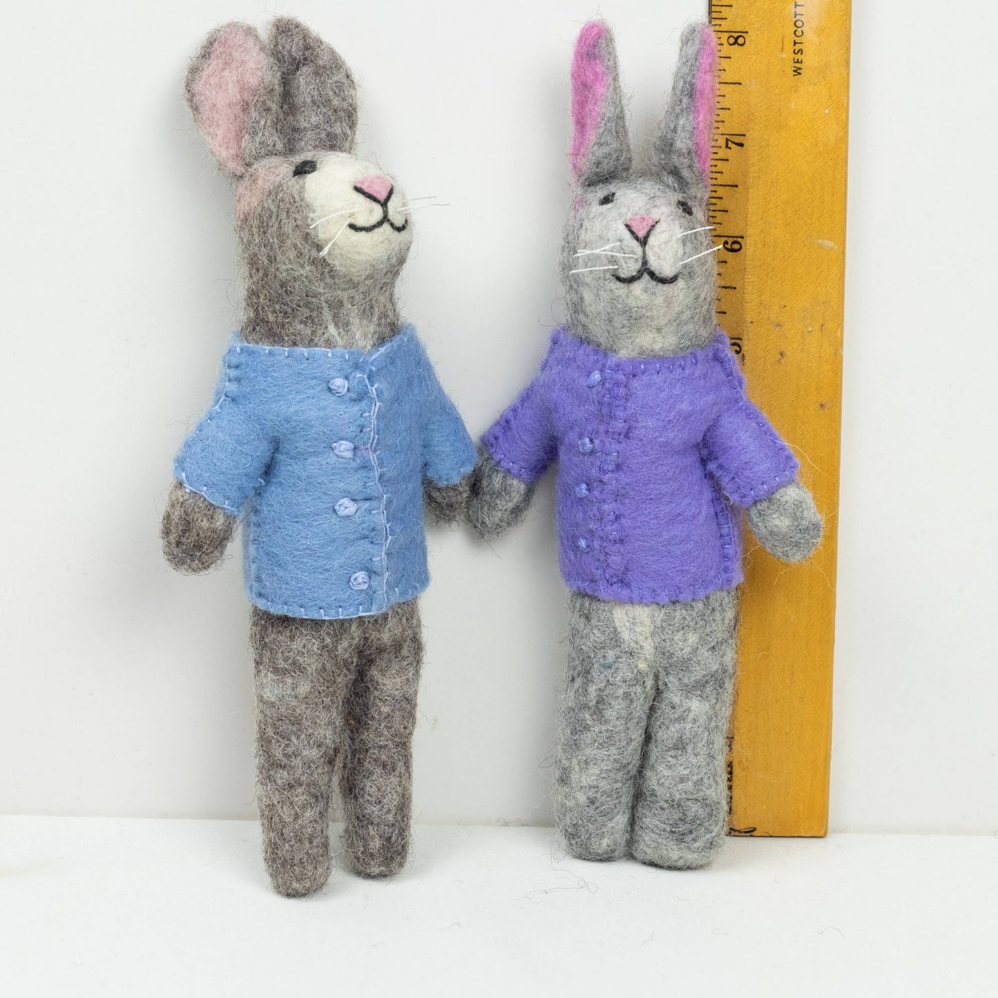 The Winding Road - Felt Bunny Dolls