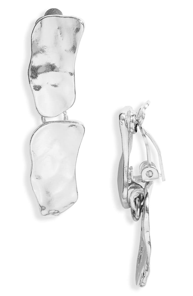 KARINE SULTAN - Cobblestone clip on earring: Gold