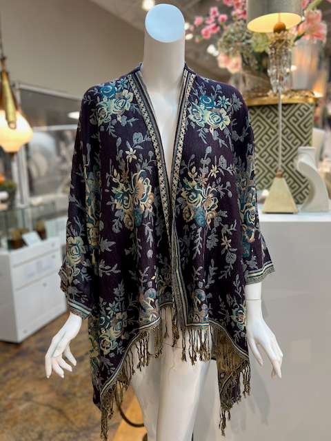 Pretty Persuasions - CP23148 London Chic Kimono Wrap: 06 Merlot