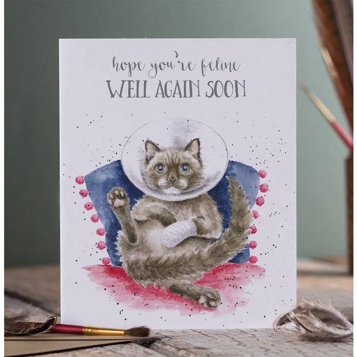 Wrendale Designs - Feline Well Again Soon