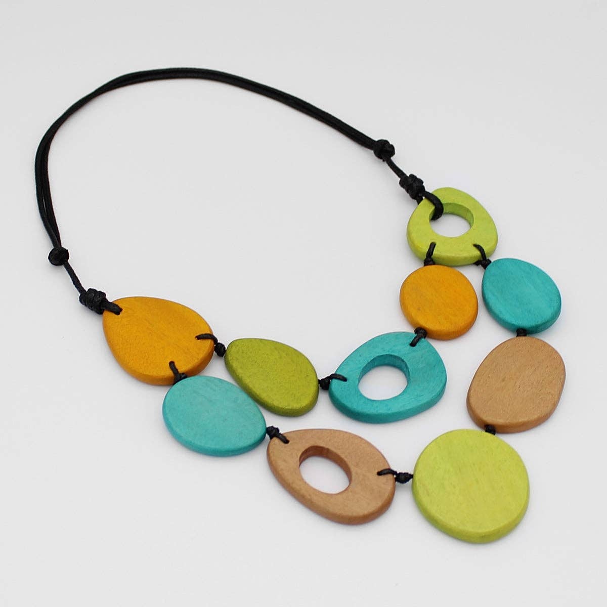 Sylca Designs - Multi-Color Dancing Tango Double Strand Necklace