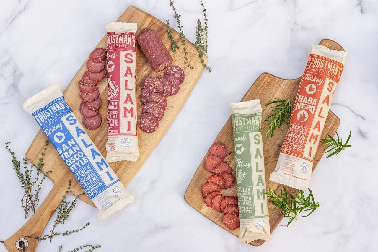 Foustman's Salami - TURKEY SAN FRANCISCO STYLE | FOUSTMAN'S UNCURED SALAMI